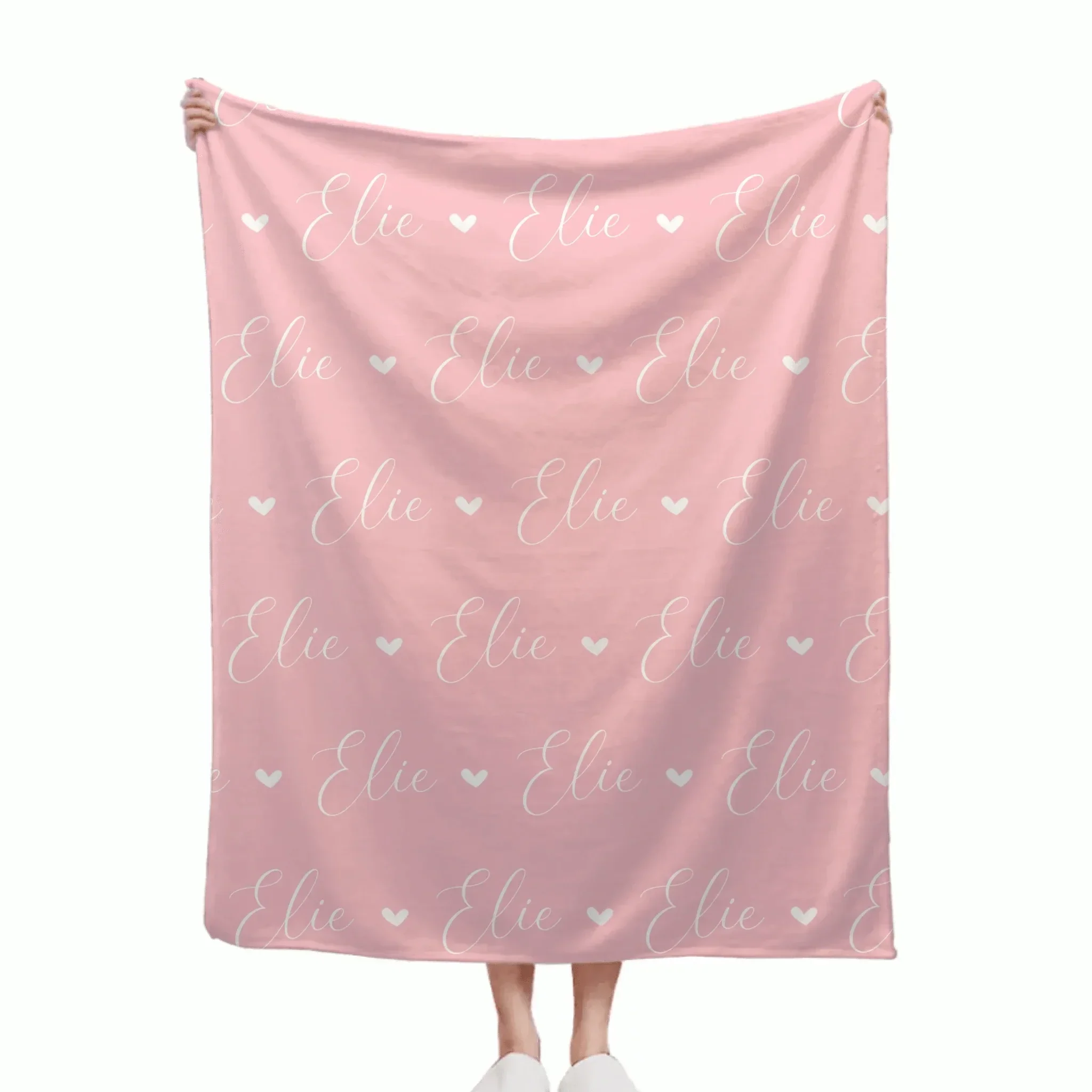 Personalized Name Customized Blanket | Multi Color Gift for Newborns, Children, and Families