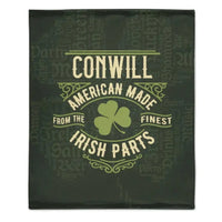 Personalized Name St. Patrick Irish Parts Blanket - Joliny