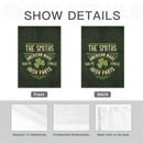 Personalized Name St. Patrick Irish Parts Blanket Garden Flag - Joliny