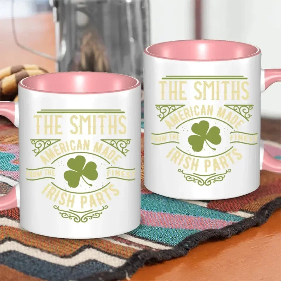 Personalized Name St. Patrick Irish Parts Blanket Mug - Joliny