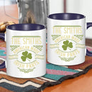 Personalized Name St. Patrick Irish Parts Blanket Mug - Joliny