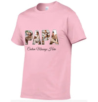 Personalized PAPA Photo Title Shirt - Joliny