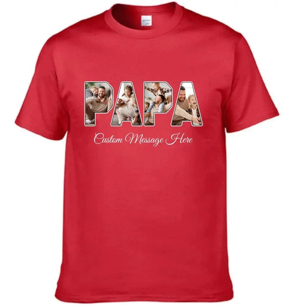 Personalized PAPA Photo Title Shirt - Joliny