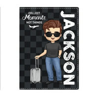 Personalized Passport Holder Travel Essentials For travel Enthusiast Travel - Gifts For Family Friends - Joliny
