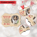 Personalized Pet Loss Sympathy MDF Ornament - Don't Cry For Me I'm OK - Joliny