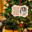 Personalized Pet Loss Sympathy MDF Ornament - Don't Cry For Me I'm OK - Joliny