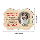 Personalized Pet Loss Sympathy MDF Ornament - Don't Cry For Me I'm OK - Joliny