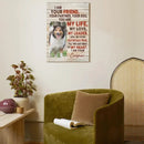 Personalized Photo Custom Dog Portrait Canvas - I Am Your Dog - Joliny