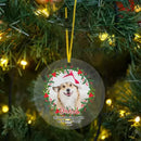 Personalized Photo Custom Round Shaped Christmas Ornament For Pet Lovers - My First Christmas With My Forever Family - Joliny