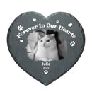 Personalized Photo Heart Shape Memorial Garden Stone - Forever In Our Hearts - Joliny