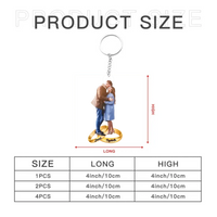 Personalized Photo Keychain - Gift For Couple, Wife, Husband - Joliny