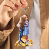 Personalized Photo Keychain - Gift For Couple, Wife, Husband - Joliny