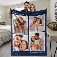 Personalized Photos Blankets - Gift For Family Friends Besties - Joliny