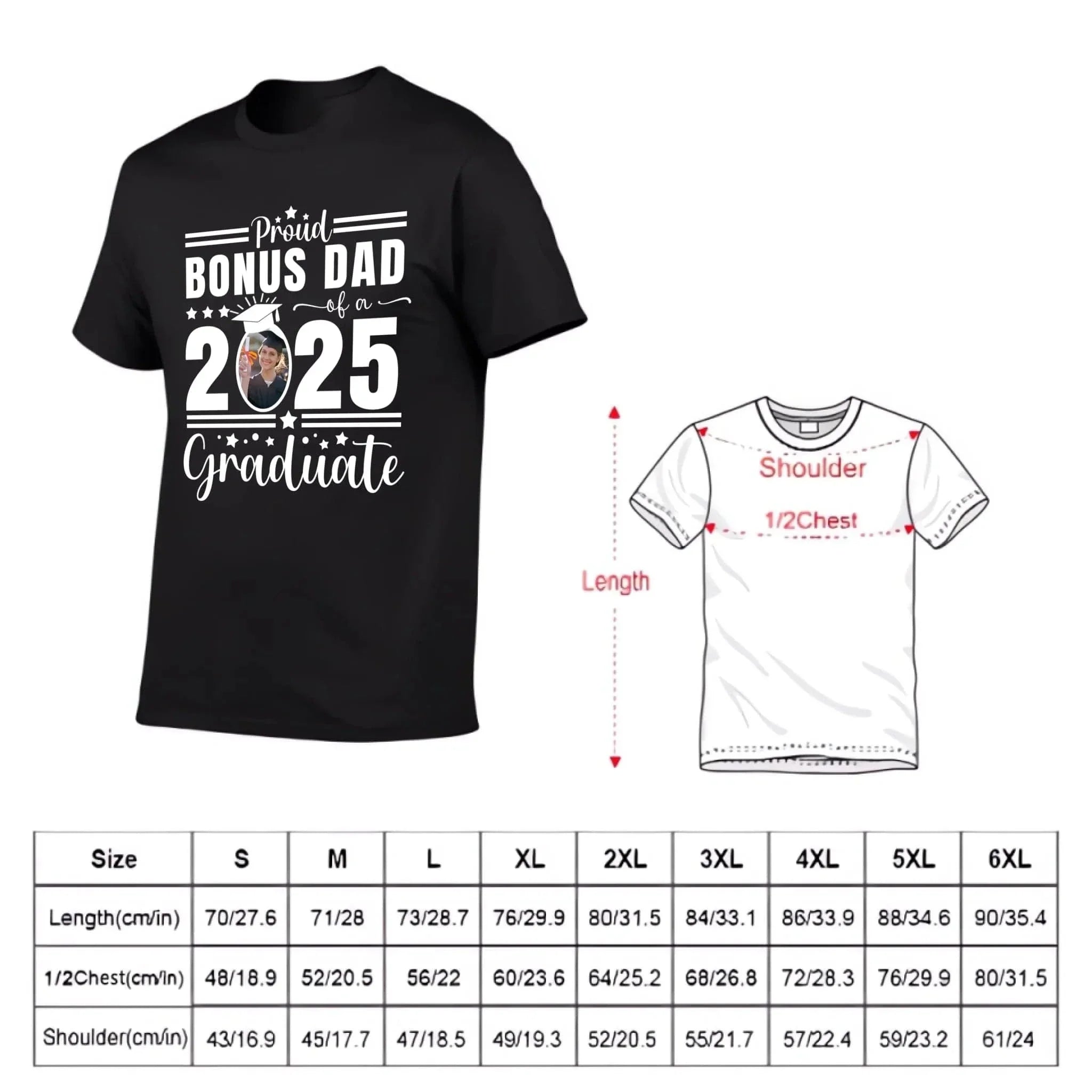 Personalized Proud Graduate Shirt, Custom Photo Cap - Joliny