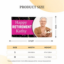 Personalized Retirement Banner-Happy Retirement - Joliny