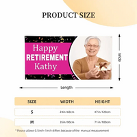Personalized Retirement Banner-Happy Retirement - Joliny