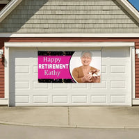 Personalized Retirement Banner-Happy Retirement - Joliny