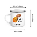 Personalized Sport Mug Kids Mug - Soccer Baseball Basketball - Joliny