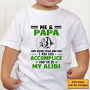 Personalized T-Shirt - Are More Than Besties Iam Her Accomplice And She Is My Alibi Youth - Joliny