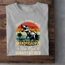 Personalized T shirt - Don't mess with grandpasaurus you'll get jurasskicked - Joliny