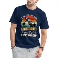 Personalized T shirt - Don't mess with grandpasaurus you'll get jurasskicked - Joliny