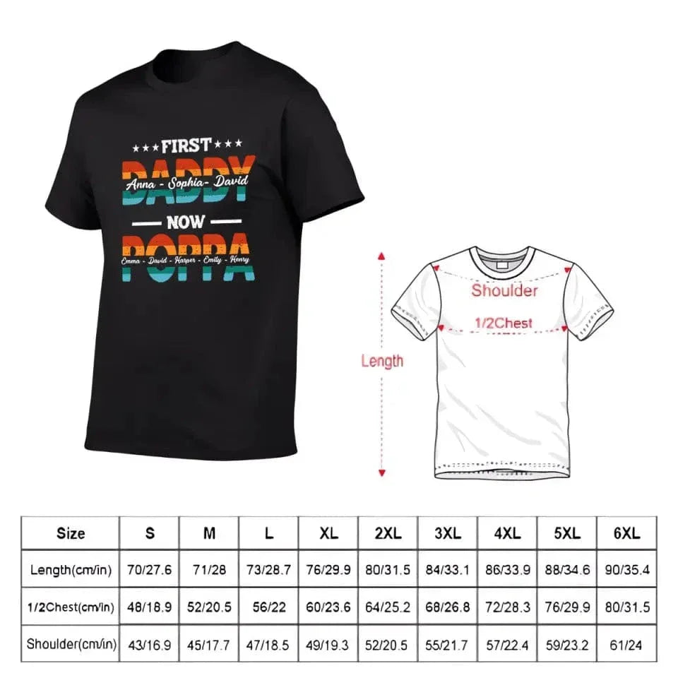 Personalized T-shirt For Grandpa - Father's day Gift / Gift For Family - Joliny