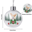 Personalized Transparent Ball Christmas Ornament - Christmas Gifts for Pet Lovers - Joliny