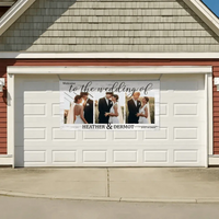 Personalized Wedding Welcome Backdrop Banner, Anniversary Decoration - Joliny