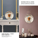 Personalized Wood Door Sign - Custom Photo Welcome To My House - Gift For Pet Lovers - Joliny