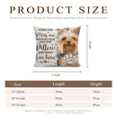 Pet Memorial Customized Pillow - Personalized Pet Photo and Name Memory Cuddle Reversible Pillow - A Gift For Pet lovers,Pet Owners - Joliny