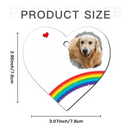 Pet Memorial Photo Inserted Personalized Acrylic Ornament - Wish Rainbow Bridge Had Visiting Hours - Joliny