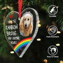 Pet Memorial Photo Inserted Personalized Acrylic Ornament - Wish Rainbow Bridge Had Visiting Hours - Joliny