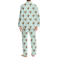 Photo Customised Clothing - Personalised Pet Photo And Name Pajama Set - A Gift For Pet Lovers,Pet Owners - Joliny