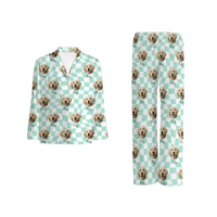 Photo Customised Clothing - Personalised Pet Photo And Name Pajama Set - A Gift For Pet Lovers,Pet Owners - Joliny