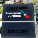 Pilot Blanket, Custom Rating and Airline Logo Blanket - Gifts for Flying Enthusiasts - Joliny