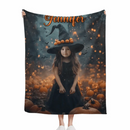 Pumpkin Castle - Personalised Witch Photo Halloween Blanket - Gifts for Children - Joliny