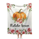 Pumpkin Halloween - Personalised Name Blanket - Gifts for Children,Newborn,New Mom - Joliny