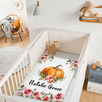 Pumpkin Halloween - Personalised Name Blanket - Gifts for Children,Newborn,New Mom - Joliny