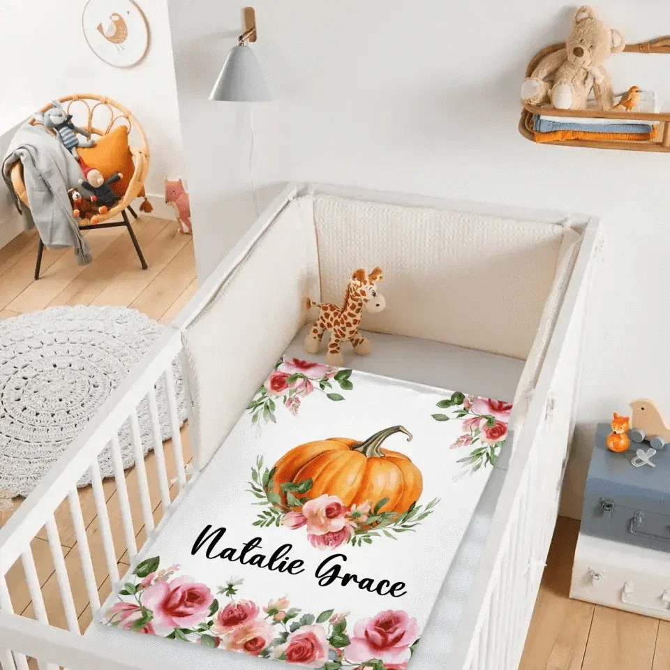 Pumpkin Halloween - Personalised Name Blanket - Gifts for Children,Newborn,New Mom - Joliny