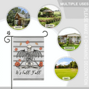 Pumpkin Skull - Scary Halloween Personalised Double Sided Flag - Gift For The Party - Joliny