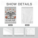 Pumpkin Skull - Scary Halloween Personalised Double Sided Flag - Gift For The Party - Joliny