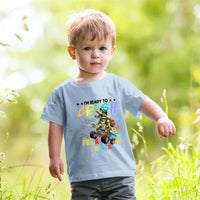 Ready to Crush Pre-K - Monster Truck Dinosaur Customisation Personalized Child's Name And School Year - A Gift for Child - Joliny