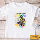 Ready to Crush Pre-K - Monster Truck Dinosaur Customisation Personalized Child's Name And School Year - A Gift for Child - Joliny