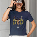 Reindeer Dad Hunting Camouflage Personalized Shirt, Father's Day Gift - Joliny