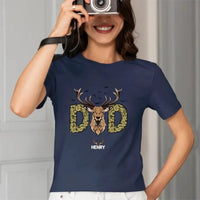 Reindeer Dad Hunting Camouflage Personalized Shirt, Father's Day Gift - Joliny