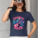 Rock Dad , Funny Skeleton Dad，Trendy Father's Day T-Shirt - Joliny