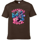 Rock Dad , Funny Skeleton Dad，Trendy Father's Day T-Shirt - Joliny