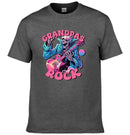 Rock Dad , Funny Skeleton Dad，Trendy Father's Day T-Shirt - Joliny
