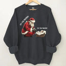 Santa & Little Baby Patterns Custom Clothing - Personalized Name Christmas Sweatshirt - Christmas Gift For Friend,Family - Joliny