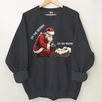 Santa & Little Baby Patterns Custom Clothing - Personalized Name Christmas Sweatshirt - Christmas Gift For Friend,Family - Joliny